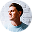 portrait image of a man wearing a blue t-shirt